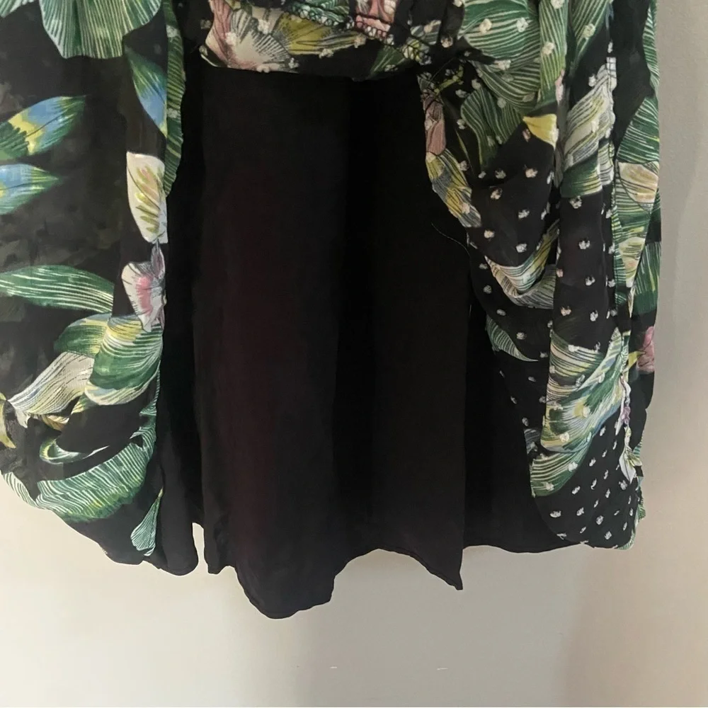 New! Stella and dot Lizzie smocked botanical floral midi dress nwt 13863_9